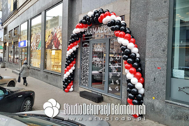 Brama balonowa Warszawa - girlanda z balonów, łuk balonowy