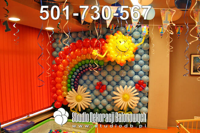 Balony i dekoracje na urodziny - Warszawa