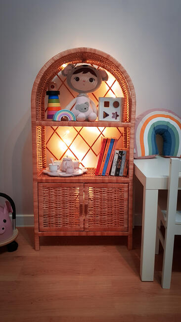 Mebel z wikliny szafa wiklinowa kosz regał półka handmade et