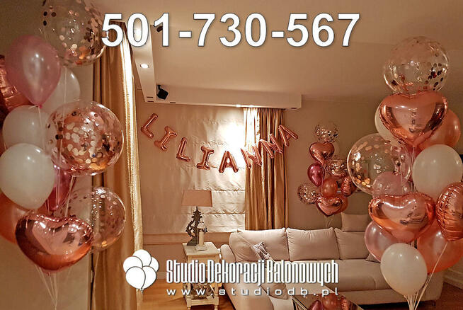 Balony i dekoracje na urodziny - Warszawa