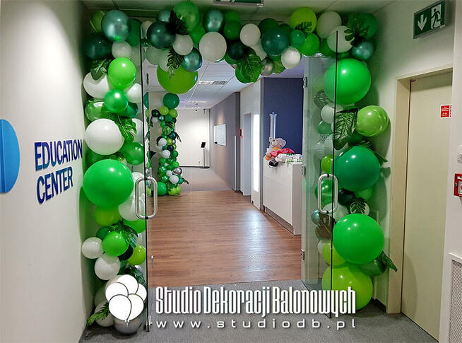 Brama balonowa Warszawa - girlanda z balonów, łuk balonowy