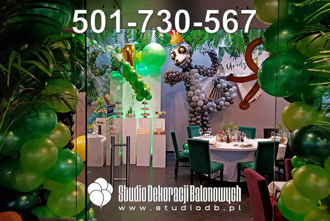 Balony i dekoracje na urodziny - Warszawa