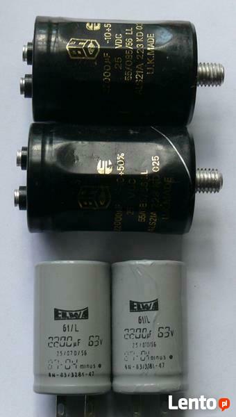 Kondensatory elektrolityczne (różne )