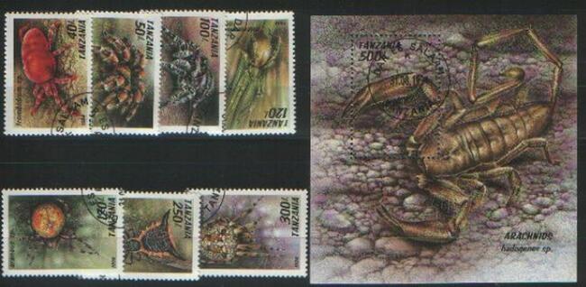 Zn. 2 serie Tanzania Mi wykaz w opisie kas 1994