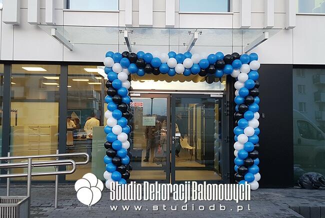 Brama balonowa Warszawa - girlanda z balonów, łuk balonowy