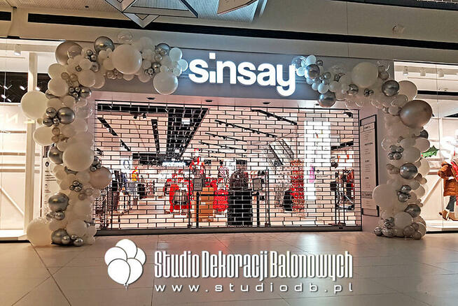 Brama balonowa Warszawa - girlanda z balonów, łuk balonowy