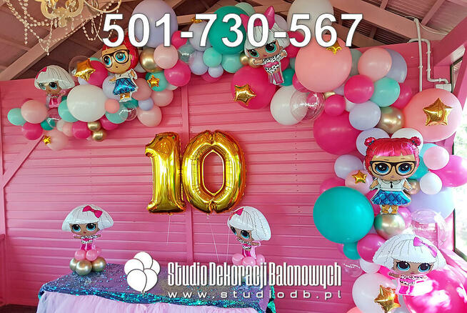 Balony i dekoracje na urodziny - Warszawa