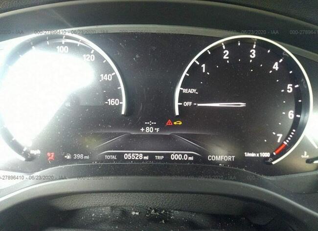 BMW X3 2020, 2.0L, uszkodzony przód