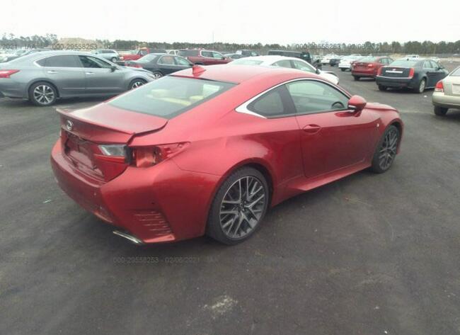 Lexus RC 2016, 2.0L, uszkodzony tył