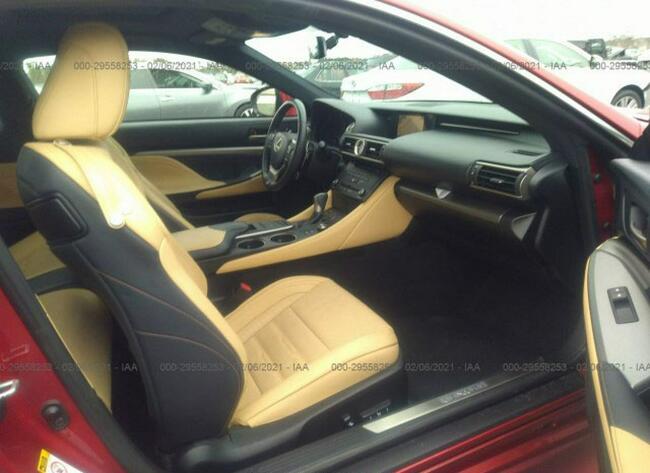 Lexus RC 2016, 2.0L, uszkodzony tył