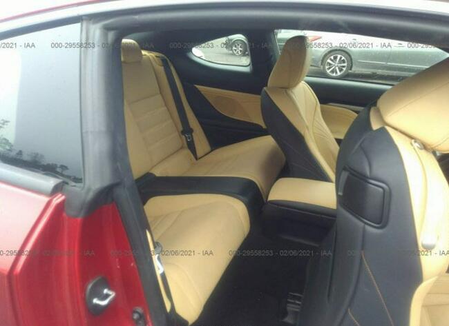 Lexus RC 2016, 2.0L, uszkodzony tył