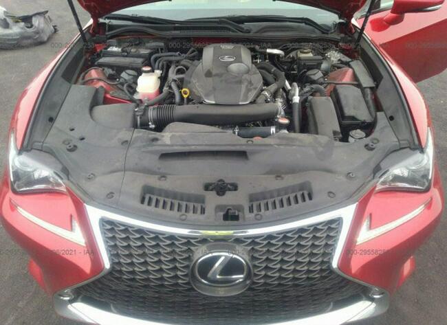 Lexus RC 2016, 2.0L, uszkodzony tył