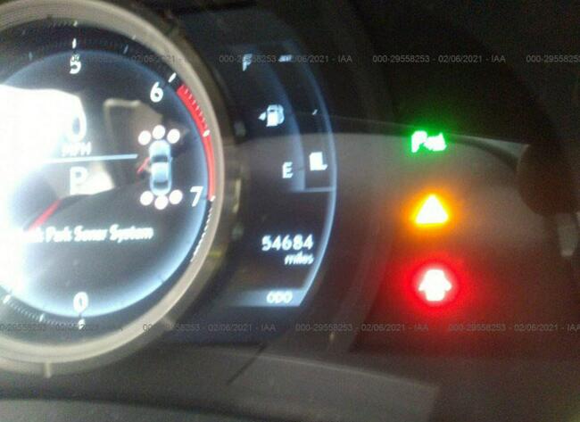 Lexus RC 2016, 2.0L, uszkodzony tył