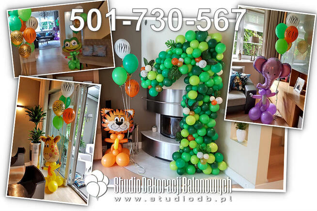 Balony i dekoracje na urodziny - Warszawa