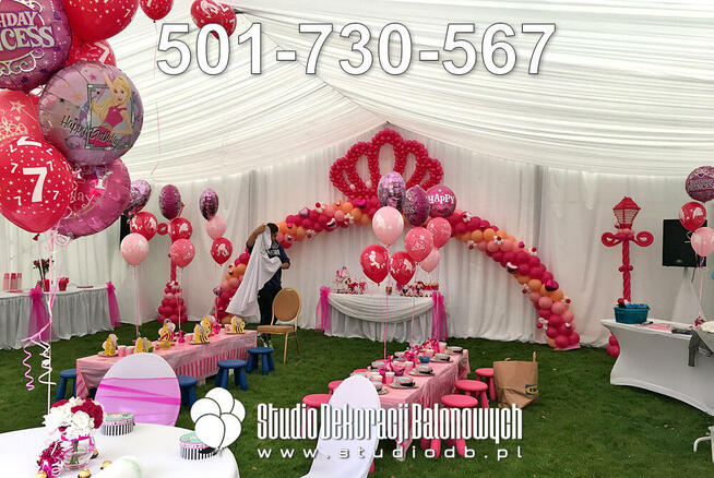 Balony i dekoracje na urodziny - Warszawa