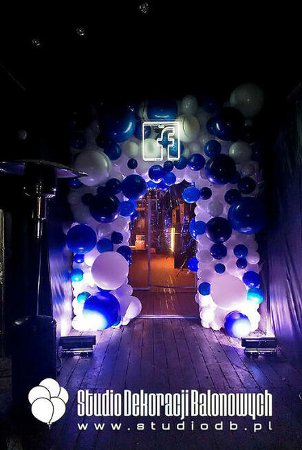 Brama balonowa Warszawa - girlanda z balonów, łuk balonowy