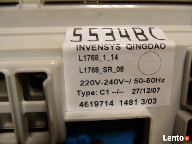 programator pralki whirlpool AWE6727P