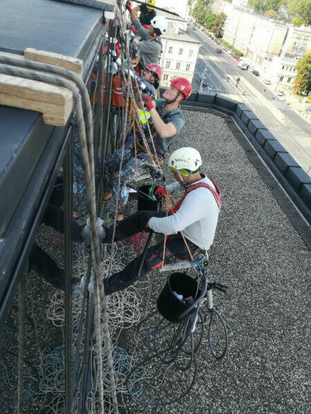 Usługi Alpinistychne Alpinista budowlany przemysłowy