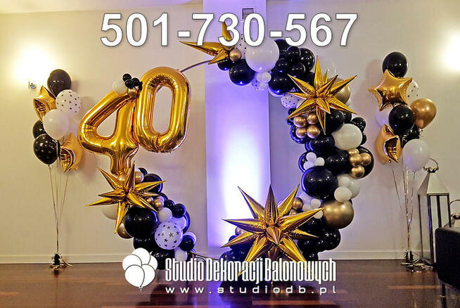 Balony i dekoracje na urodziny - Warszawa