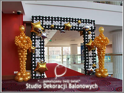 Brama balonowa Warszawa - girlanda z balonów, łuk balonowy