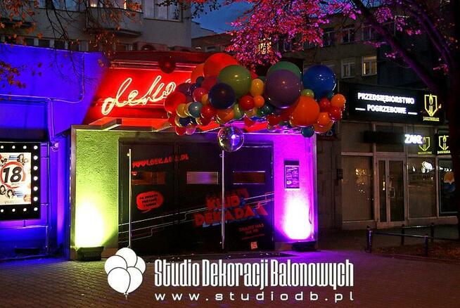 Brama balonowa Warszawa - girlanda z balonów, łuk balonowy
