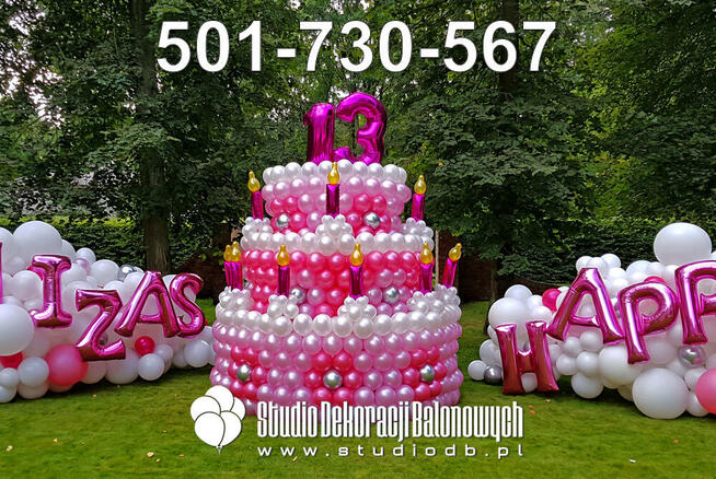 Balony i dekoracje na urodziny - Warszawa
