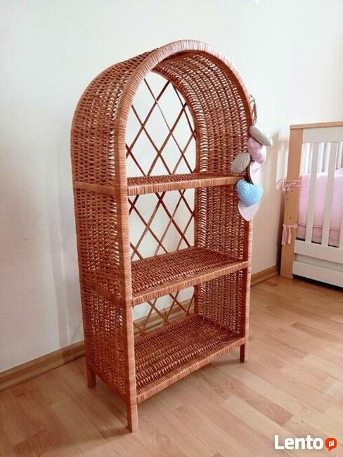 Komoda wikliny szafka szafa regał półka etażerka rękodzieło