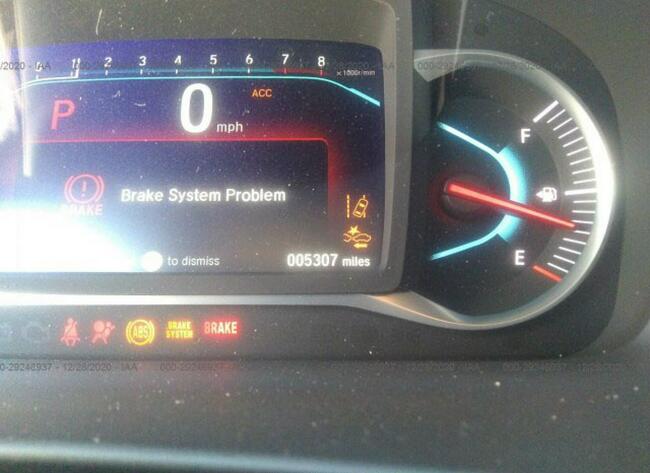 Honda Pilot 2020, 3.5L, uszkodzony przód