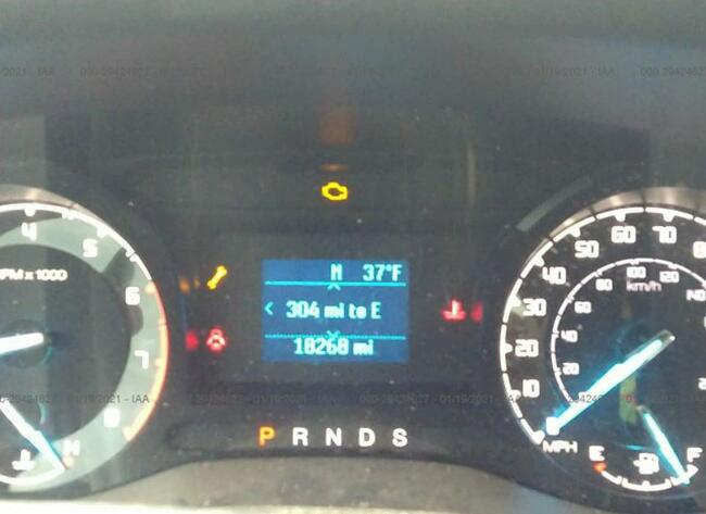 Ford Ranger 2019, 2.3L, uszkodzony przód