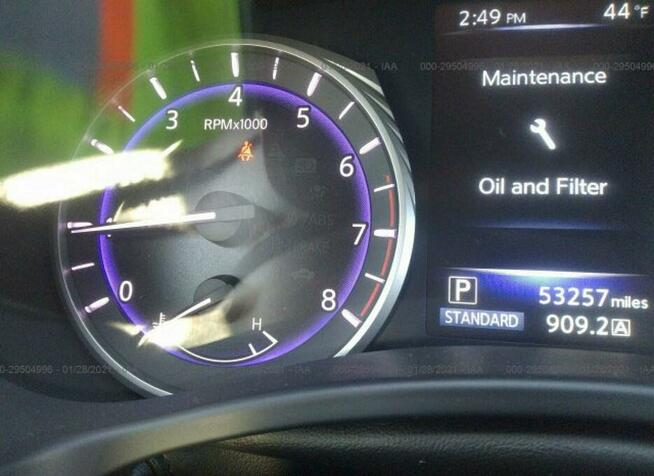 Infiniti Q60 2017, 2.0L, uszkodzony przód