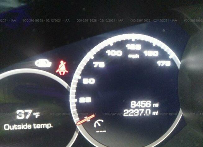 Porsche Cayenne 2020, 3.0L, 4x4, uszkodzony przód