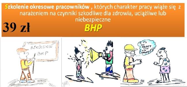 Szkolenia BHP Wstępne i okresowe on- line szybkie zaświadcz