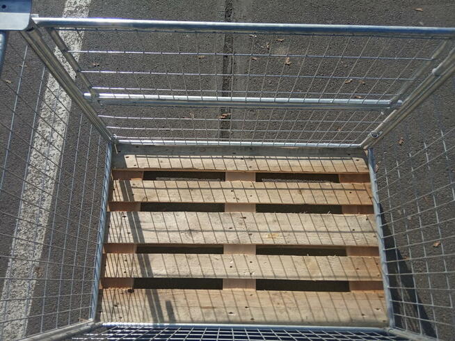 OCYNK- Kosze magazyn stal, nadstawki paletowe, jak gitterbox