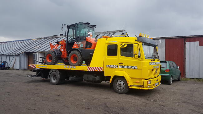 transport maszyn rolniczych budowlanych wózków widłowych