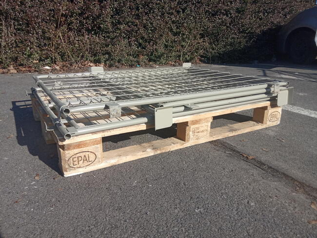 Kosze magazynowe siatkowe, zabezpieczenie towaru, gitterbox