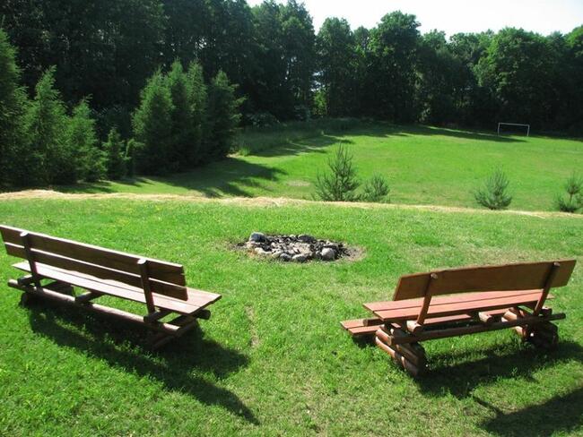 MAZURY. Domek letniskowy nad jez. Święcajty. Ogonki. Makowy