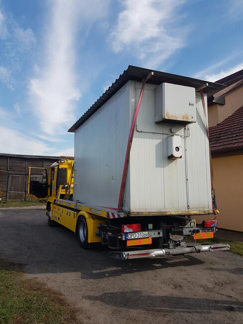 transport maszyn rolniczych budowlanych wózków widłowych