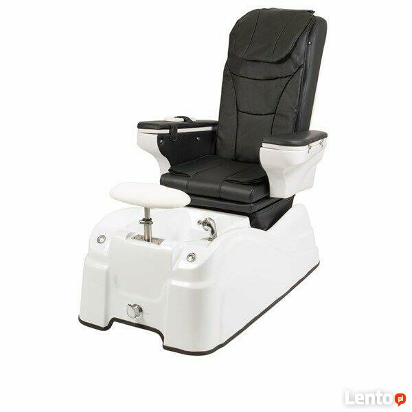 FOTEL PODOLOGICZNY ELEKTRYCZNY CALM biały/czarny