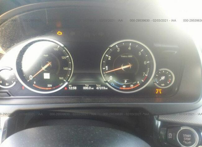 BMW X6 2017, 3.0L, 4x4, uszkodzony przód