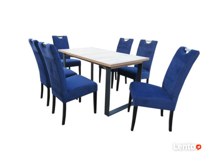 Stół z krzesłami do salonu jadalni