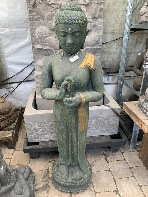 Płaskorzeźba do ogrodu Budda 120cm Ogrody w stylu orientalny