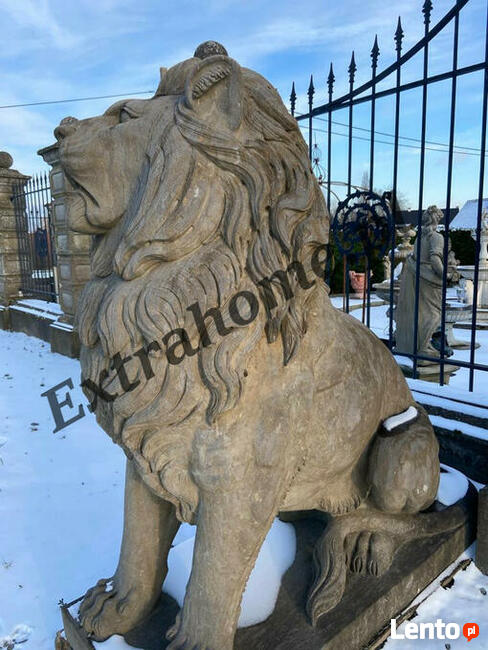 Lew pałacowy H220cm , figura z Kamienia