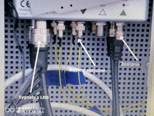 Konwerter Światłowodowy-Comsat Opto-LNB.