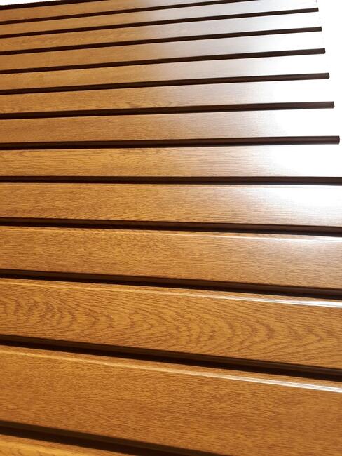 Blacha trapezowa T7 ZŁOTY DĄB PODBITKA STALOWA drewnopodobna