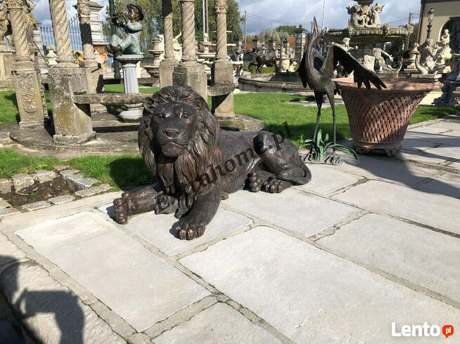 Lew pałacowy H220cm , figura z Kamienia