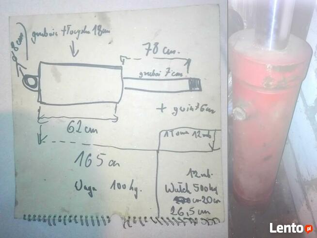 Siłownik hydrauliczny Nowy