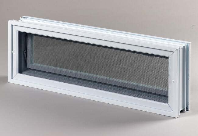 Okno wentylacyjne Went 3/1 do pustaków szklanych luksferów