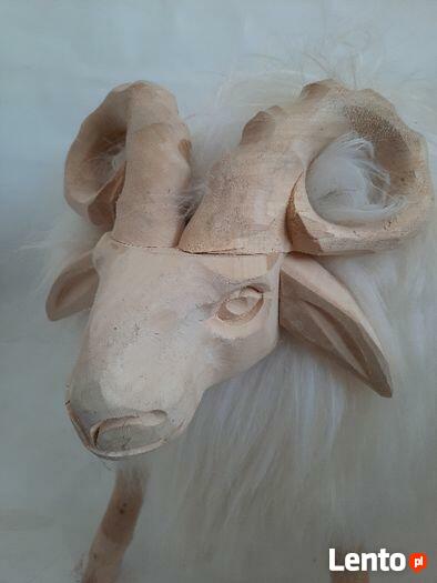 Baran Dekoracyjny Skóra Owcza Naturalna Dekoracja Ozdoba