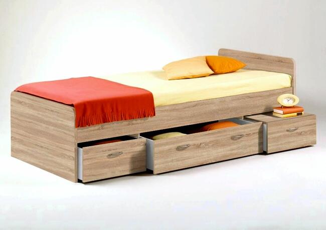 Młodzieżowe łóżko Boro z 3 szufladami