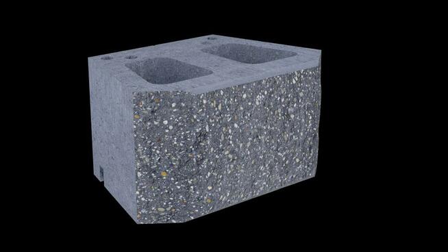 Pustak opór skarpowy mur ogrodowy łupany łukowy gazon grafit